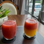 Suco de Morango/Suco de Morango e Laranja